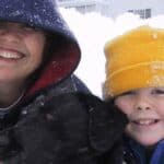 Lake effect snow at Muskoka cottage