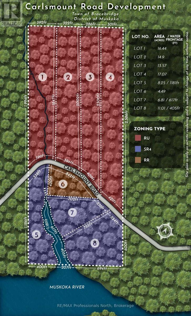 Lot 1 Carlsmount Road, Bracebridge, Ontario  P1L 1X1 - Photo 1 - X12119881