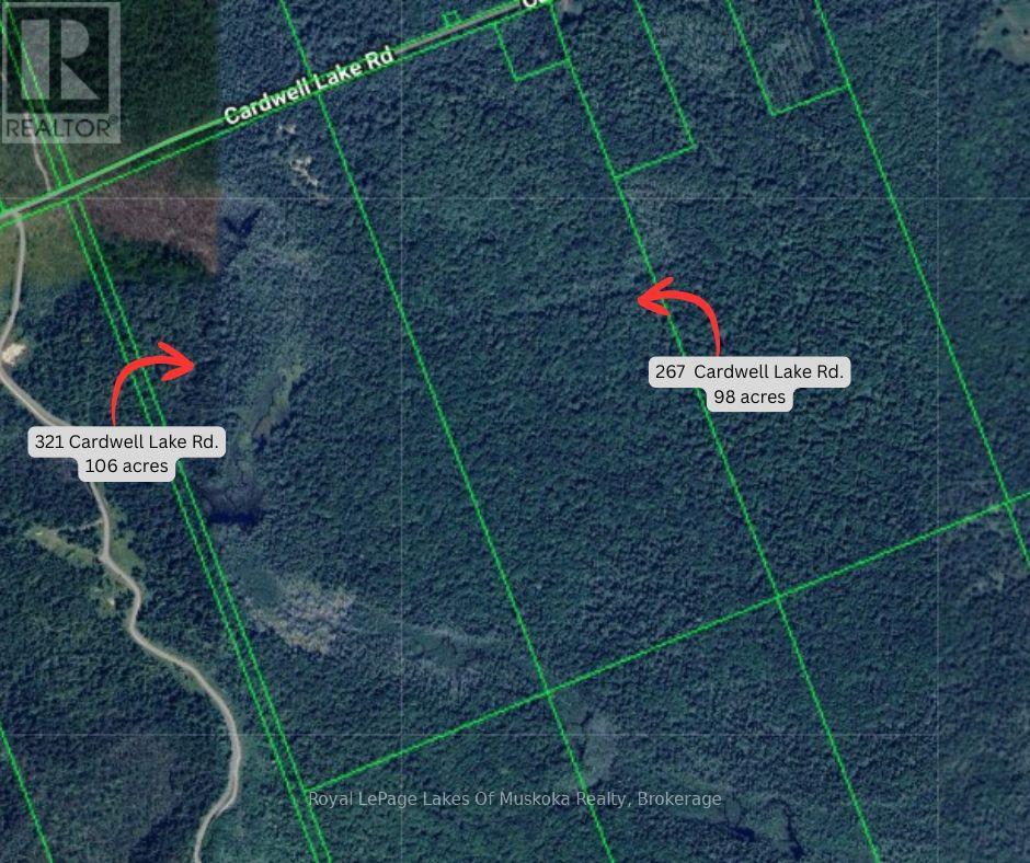 267 & 321 Cardwell Lake Road, Huntsville, Ontario  P0B 1M0 - Photo 1 - X12471427