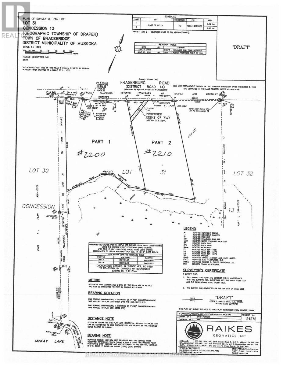 2210 Fraserburg Road, Bracebridge, Ontario  P1L 1X3 - Photo 1 - X12782636