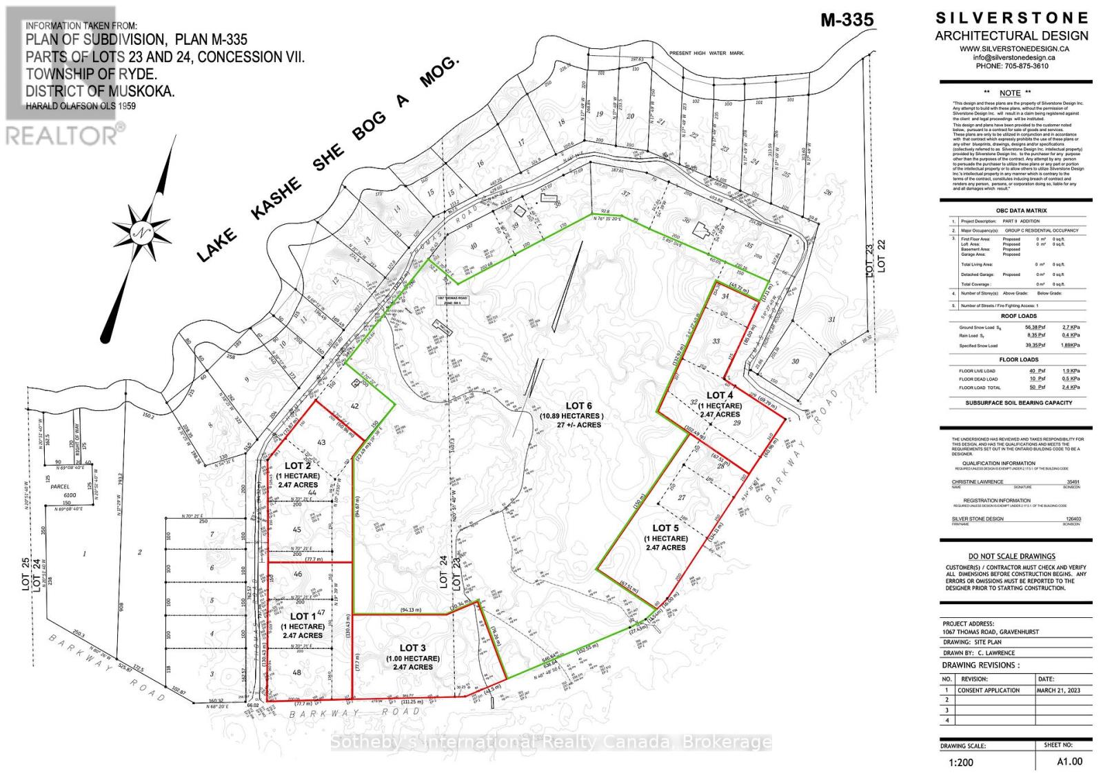 Lot 5 - 1840 Barkway Road, Gravenhurst, Ontario  P1P 1R3 - Photo 4 - X13107654