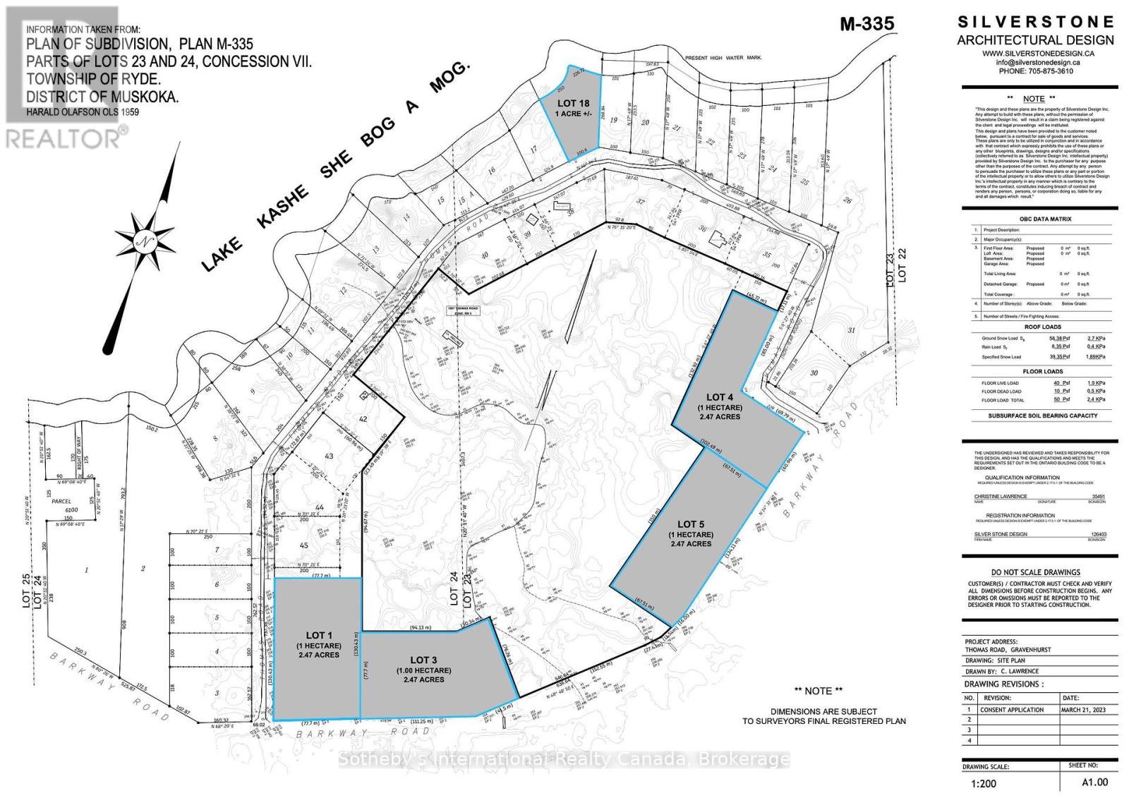 Lot 18 - 1037 Thomas Road, Gravenhurst, Ontario P1P 1R3 - Photo 2 - X13857554
